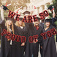 2025 Graduation Banner Party Decorations Red and Black, We are So Proud of You Congratulations Banner for High School College Re