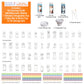 Coiplay 648 Color Blocks Watercolor Paint Set, 52-Bookmarks, 3 Brushes, Silicone Cup, Meow/Bark Coloring Books, For All Ages, Tr