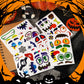 DECYOOL 96 Pieces Halloween Pumpkin Decorating Stickers Mini Pumpkin Face Stickers Make Your Own Small Pumpkin Stickers for Hall