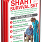 Shart Survival Set - Funny Gag Gift 2024 Boyfriend Gifts Includes Disposable Underwear, Hazmat Bag, Wet Wipe And More! Unique St