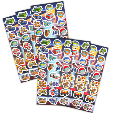 Transformers Rescue Bots Stickers & Tattoos Party Favors Set ~ Bundle with 150 Transformers Stickers and 75 Rescue Bots Temporar