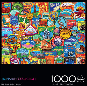 Buffalo Games 1000 Piece Jigsaw Puzzle - Lewis T. Johnson National Park Patches, Large, Multicolor, Model 1444, Perfect for Game Nights