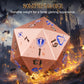 DND Dice Set, 7Pcs Metal Dice with Dice Box for Dungeons and Dragons, Polyhedral D&D Dice Set Role Playing Games, Board Games (P