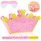 Lewtemi Pink Princess Piñata For Girls With Stick Blindfold And Confetti Crown Piñata For Princess Party Decorations, Photo Prop, Birthday, Funny Anniversary