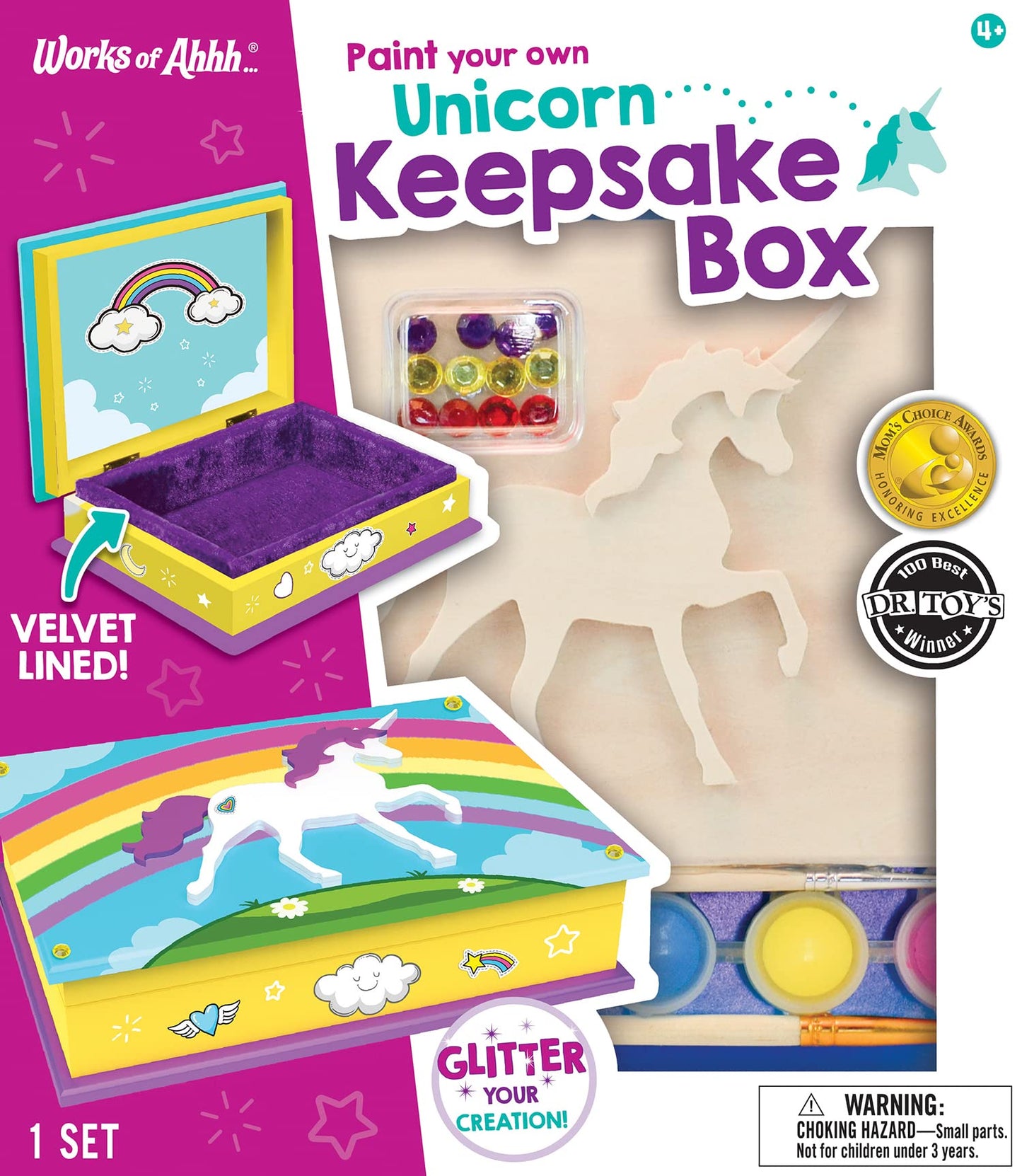 Prancing Unicorn Keepsake Paint Kit