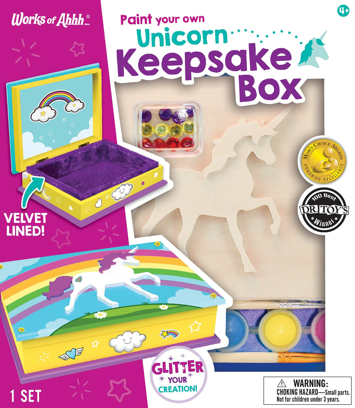 Prancing Unicorn Keepsake Paint Kit