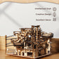 Sainsmart Jr. 3D Wooden Puzzles For Adults, Electric Marble Run Building Kit, Wooden Model Kits Spaceport, Creative Gifts For Teens Ages 14+ (Galaxy Walk)