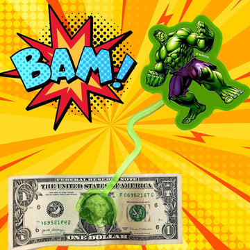 Ja-Ru Marvel Hulk Sticky Hands Stretchy Toys (8 Hulk Packs) Superheroes Stretchy Snap Hands Bulk Birthday Supplies For Kids, Pinata Filler, Stocking Stuffers In Bulk B-6809-8
