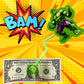 Ja-Ru Marvel Spiderman & Hulk Sticky Hands Stretchy Snap Toys (1 Hulk Pack) Superheroes Stretchy Hands. Bulk Birthday Toy Supplies For Kids, Pinata Filler, Stocking Stuffers B-6809-1