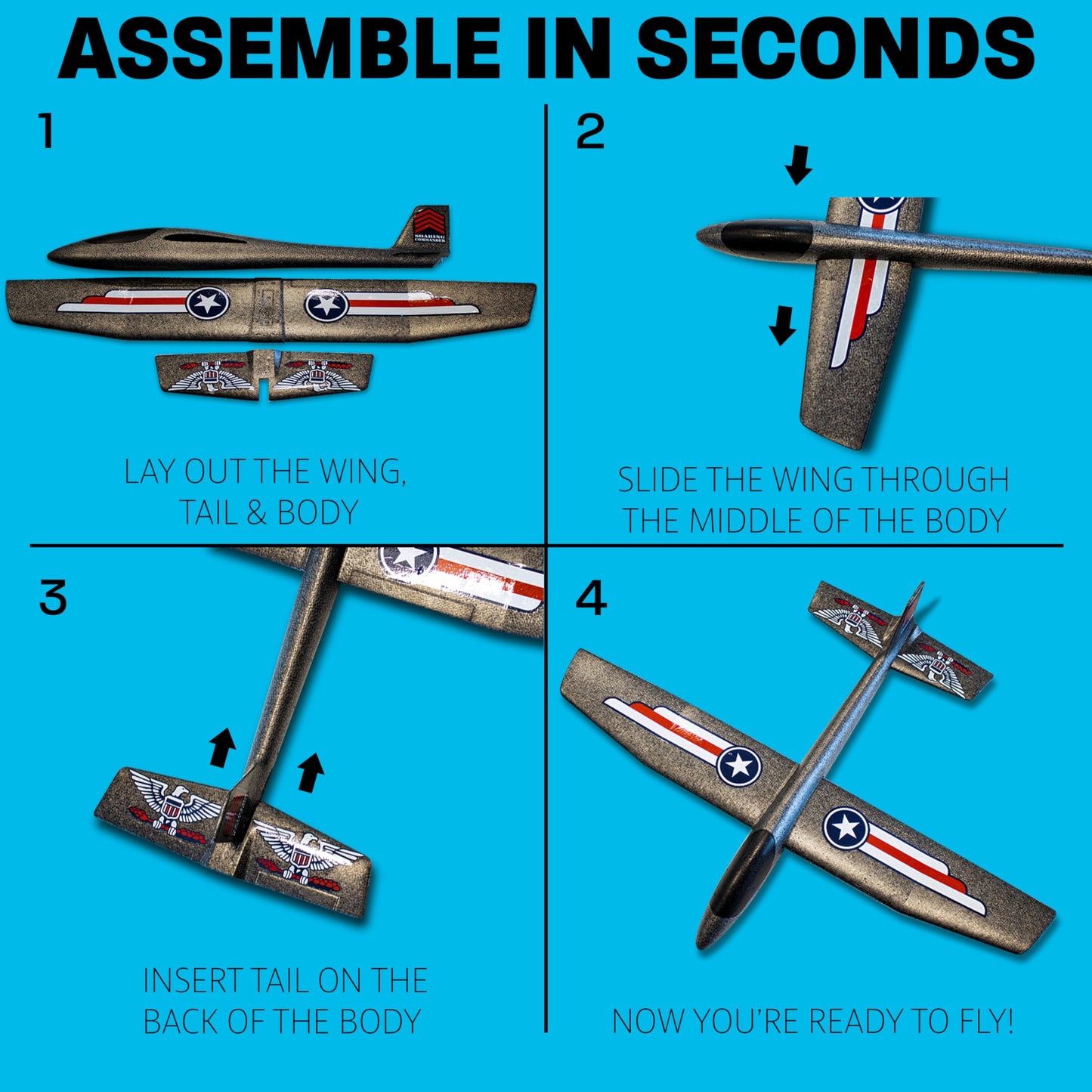 Air Toy For Kids: Foam Air for Kids - Safe & Easy To Throw Air Glider  Toy - Gifts for Boys & Girls & Birthday Gift Ideas - Outdoor Games For Kids Ages 4 5 6 7 8 9 10 & Up