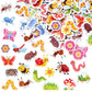 JarThenaAMCS 300Pcs Spring Insect Foam Stickers Cute Cartoon Flower Butterfly Bee Ant Decals Self-Adhesive Stickers for Summer A