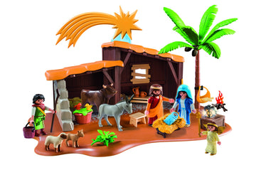 Playmobil Nativity Stable With Manger Play Set