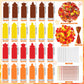 Resholder 48 Sets Thanksgiving Bookmark Crafts Kits 490 Pcs DIY Turkey Felt Decorations Art Bulk Fall Pumpkin Maple Leaf Craft K