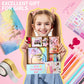 R Ruckerco Girls Diy Diary 54 Pcs Girls Diary Set,Toys For Ages 8-13,Diy Stationery Set, Thin Stickers And Little Girls Daily Su