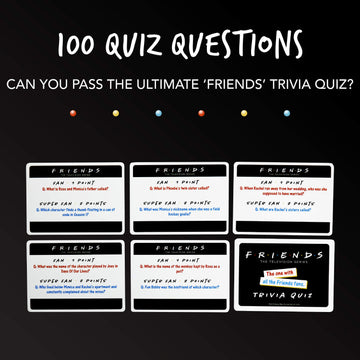 Paladone Friends Tv Show Trivia Quiz Game With 100 Questions