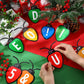 Kosiz 116 Pcs DIY Letter Custom Banner Customizable Banner Kit Merry Christmas Letter Garland Including 111 Letters Numbers 3 Ro