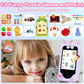Nikuku Kids Phone for Girls, Toddler Smart Phone Christmas Birthday Gifts for Girls Age 4-6, Kids Play Phone Toy with Dual Camer