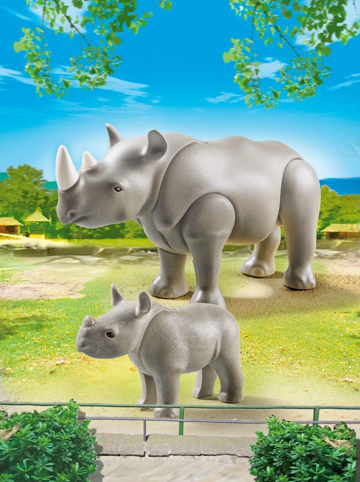 Playmobil Rhino with Baby Building Kit