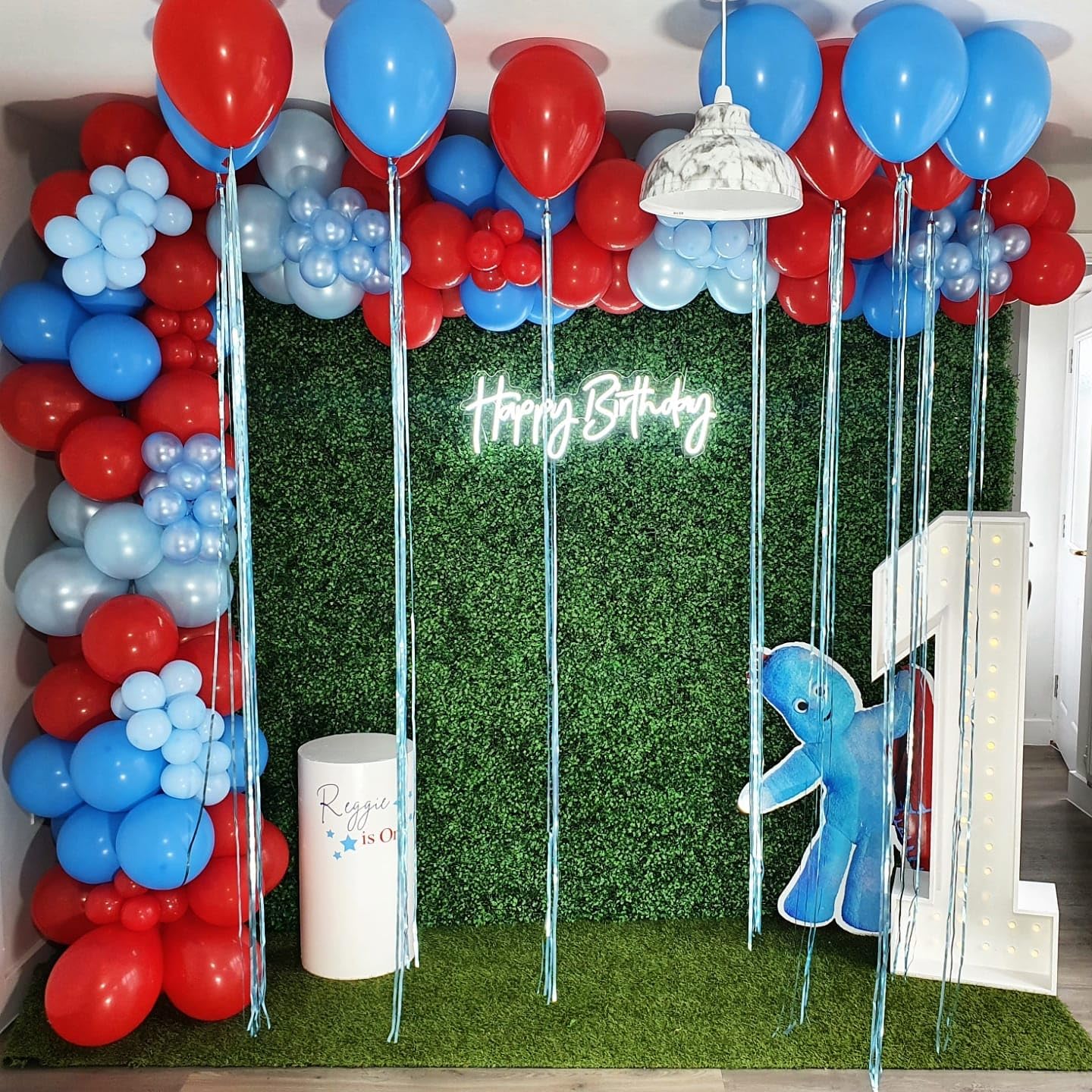 Bezente Blue Balloons 18 Inch - 30 Pack Large Thick Light Blue Balloons Big Round Blue Latex Balloons For Birthday Wedding Baby