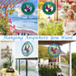 Butterfly Metal Wind Spinners, Butterfly Gifts For Women Mom Grandma Wife Men, 12 Inch 3D Stainless Steel Hanging Wind Spinner F
