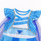 Wonderbabe Girls Red Costume Girls Halloween Cosplay Princess Birthday Party Dress Up Outfit Size 5-6T