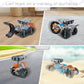 12 In 1 Solar Robot Kit, Diy Solar Power Building Kit With Solar Panel And Battery Power, Education Science Experiment Birthday Idea Gifts Toy For Kids 8 9 10 11 12 Years Old-Grey