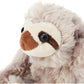 Wild Republic Pocketkins Eco Sloth, Stuffed Animal, 5 Inches, Plush Toy, Made From Recycled Materials, Eco Friendly