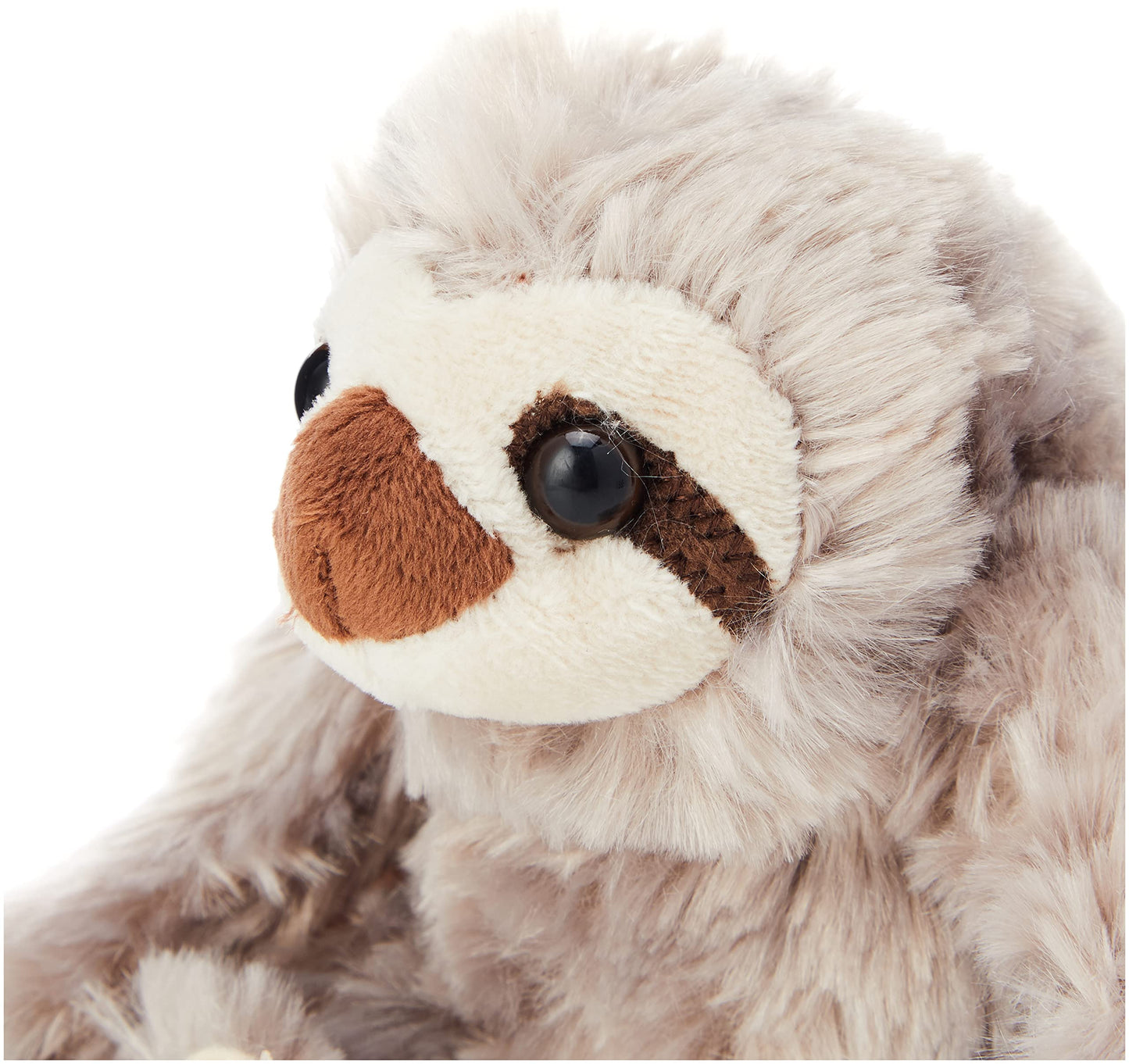 Wild Republic Pocketkins Eco Sloth, Stuffed Animal, 5 Inches, Plush Toy, Made From Recycled Materials, Eco Friendly