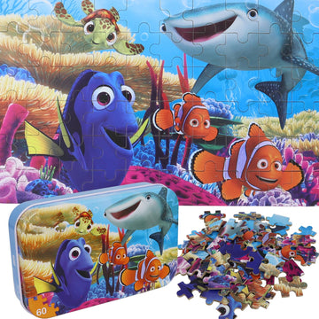 Ocean Puzzles - 60 Piece Underwater World Jigsaw Puzzles for Kids Ages 4-8 Family Game Reduced Pressure Toy Gift for Children (2