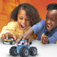 Mega Hot Wheels Collectible Vehicle Building Toy Car Rodger Dodger, 2 Micro Action Figure Drivers And Deluxe Features, For Fans And Collectors
