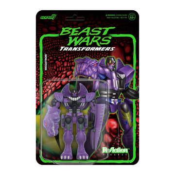 Super7 Transformers Beast Wars Megatron - 4' Transformers Action Figure Classic Cartoon Collectibles And Retro Toys