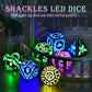 ZHOORQI LED DND Dice Set Rechargeable, Cool Light up Dice Wireless Charging for Dungeons and Dragons, Polyhedral Role Playing Di