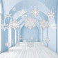 Sumind 30 Pcs Winter Snowflake Birthday Baby Shower Decor Christmas Swirls Snowflake Foil Hanging Ceiling Decor for Frozen Winte