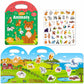 Igetooy Reusable Sticker Books For Toddlers 1-3, Stickers For Toddlers 2-4 Years, Animal Stickers For Kids, Airplane Travel Essentials Kids For Toddlers 1-3