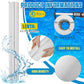 Hanaive Jumbo Foam Pool Noodles - 40 Inch, White, Pre-Slit, Ideal for Swimming, Floating, Craft Projects, 4 Pack