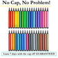 The Pencil Grip Magic Tri Stix, Non-Toxic and Washable Markers For Kids, 36 Assorted Stix Markers, TPG-399