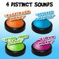 Teacher'S Choice 4 Pack Game Buzzers With Unique Loud Sounds For Each Buzzer | Great For Trivia Games, Family Feud, Jeopardy, Co