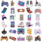 100 Pcs Video Game Water Bottle Stickers For Boys, Gaming Gamer Stickers