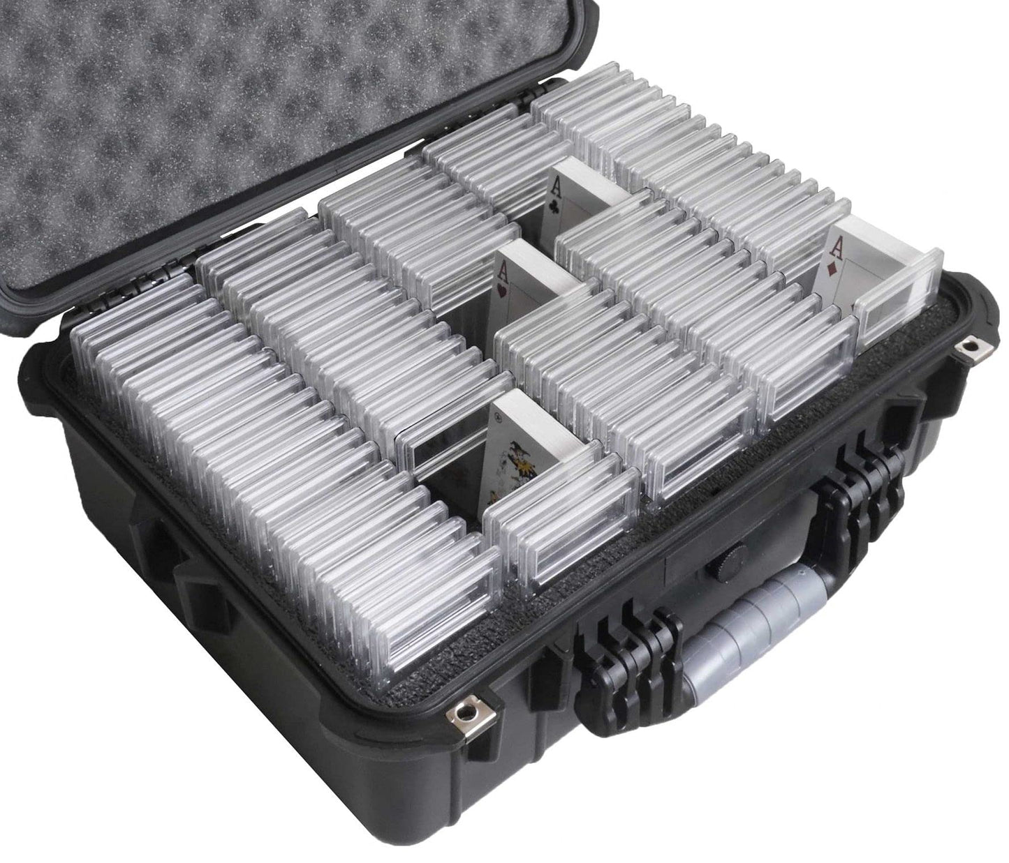 Case Club 108-196 Graded Card Slab Carrying Case- Slotted Storage Fits Psa/Bgs/Fgs/ & More Graded Slabs - Collector Box For Trading & Sports Cards - Travel Holder For Slabs/Sleeves/Loose Cards