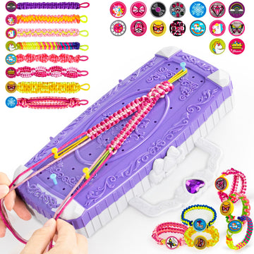 TQRAZ Friendship Bracelet Making Kit, DIY Arts and Crafts Toys for Girls, Jewelry String Maker Kit, Birthday Gifts Ideas for Gir
