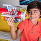 Sonic The Hedgehog Tornado Biplane Playset with 2.5" Action Figure, Lights & Sounds, Plastic, Model 423284-1, Biplane Color