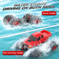 DOUBLE E Ford Amphibious RC Monster Trucks Waterproof Remote Control Car 4WD All Terrain Car for Kids 4-12,2.4Ghz RC Cars Pool T
