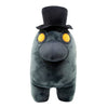 Zoofy Among Us - Black with Top Hat & Face Mask - 12 Plush