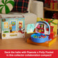 Polly Pocket X Peanuts Collector Compact, Micro Dolls And Playset, 7 Themed Accessories, 4 Iconic Locations, Snoopy & Woodstock