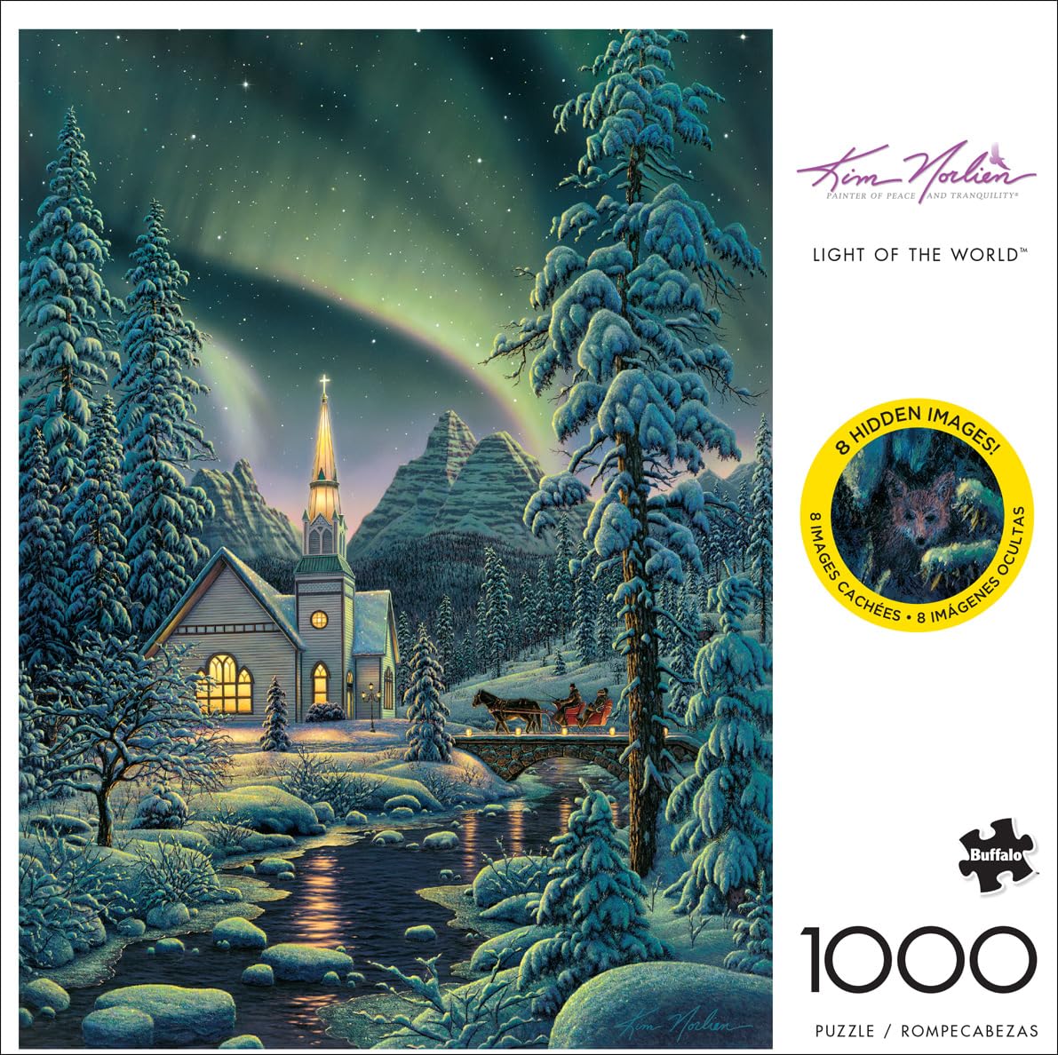 Buffalo Games - Kim Norlien - Light Of The World - 1000 Piece Jigsaw Puzzle For Adults -Challenging Puzzle Perfect For Game Nigh