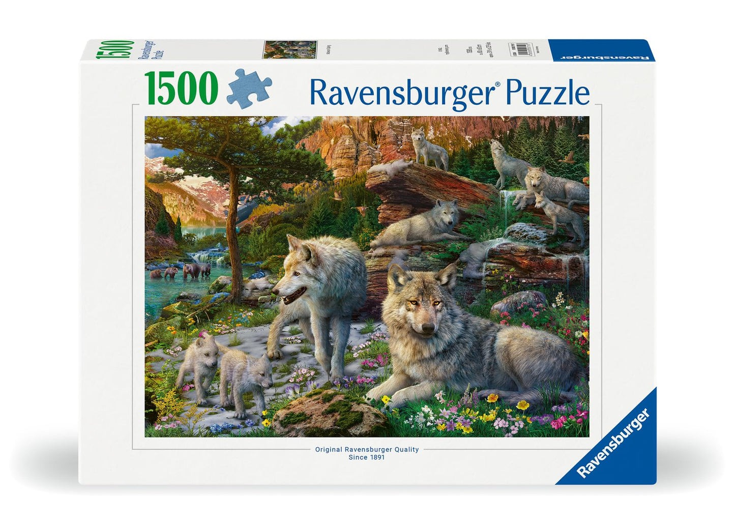 Ravensburger Wolf Wilderness Jigsaw Puzzle - 1500 Piece | Unique Softclick Technology | Vibrant, Glare-Free, And Durable | Ideal For Adults And Kids | Fsc Certified