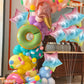 Rainbow Star Balloons 18 Inch, 10 Pcs Gradient Star Shaped Mylar Helium Foil Metallic Balloon For Birthday Party Decorations Bab