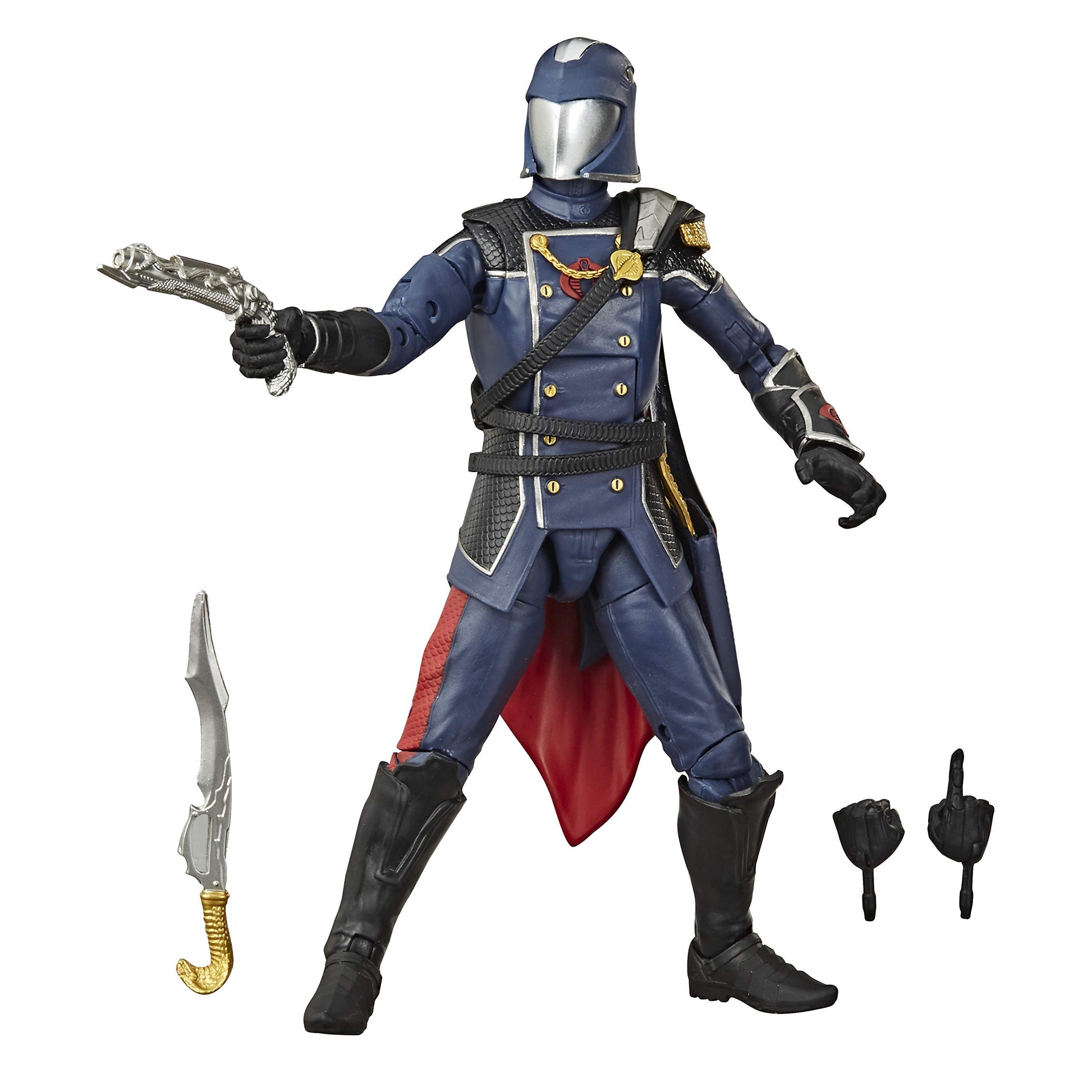 G. I. Joe Classified Series Cobra Commander Action Figure 06 Collectible enhanced Toy  Multiple Accessories  6-Inch Scale  Custom Package Art