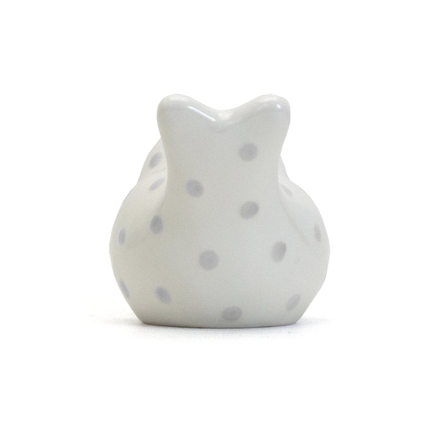 Child To Cherish Ceramic Dotted Birdie Piggy Bank (Grey)