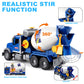 Dwi Dowellin Toddler Trucks Toys for Boys Age 1-3 3-5,Big Cement Mixer Truck with Lights and Sounds,Kids Boy Toys Christmas Birt